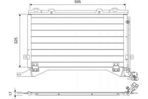 Valeo Συμπυκνωτής, σύστ. Κλιματισμού - 816949