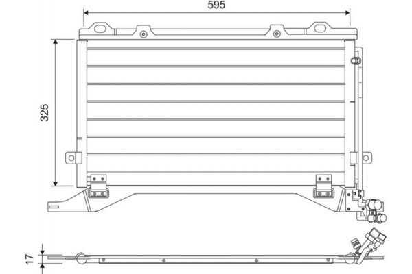 Valeo Συμπυκνωτής, σύστ. Κλιματισμού - 816949