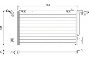 Valeo Συμπυκνωτής, σύστ. Κλιματισμού - 817230