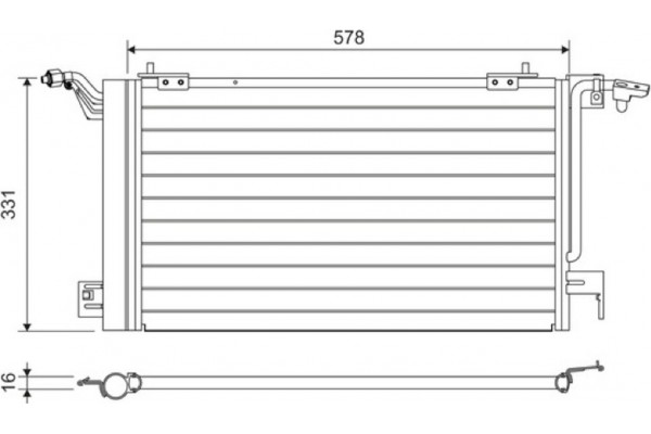 Valeo Συμπυκνωτής, σύστ. Κλιματισμού - 817230
