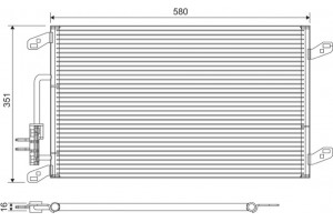 Valeo Συμπυκνωτής, σύστ. Κλιματισμού - 817386
