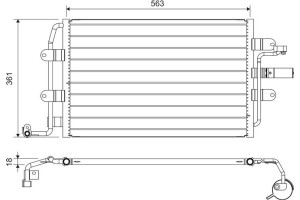 Valeo Συμπυκνωτής, σύστ. Κλιματισμού - 817427