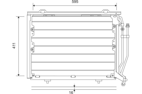 Valeo Συμπυκνωτής, σύστ. Κλιματισμού - 817492