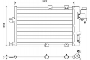 Valeo Συμπυκνωτής, σύστ. Κλιματισμού - 817505