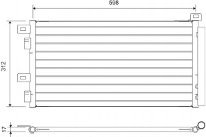 Valeo Συμπυκνωτής, σύστ. Κλιματισμού - 817547