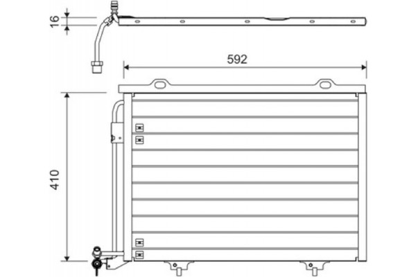 Valeo Συμπυκνωτής, σύστ. Κλιματισμού - 817562 Valeo Συμπυκνωτής, σύστ. Κλιματισμού - 817562