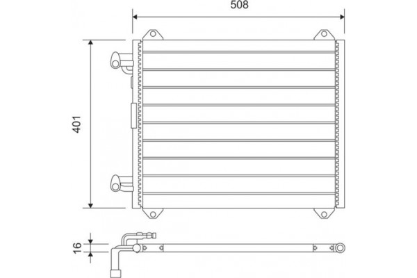 Valeo Συμπυκνωτής, σύστ. Κλιματισμού - 817570