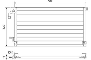 Valeo Συμπυκνωτής, σύστ. Κλιματισμού - 817655
