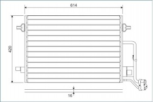Valeo Συμπυκνωτής, σύστ. Κλιματισμού - 817679
