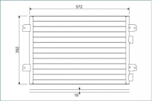 Valeo Συμπυκνωτής, σύστ. Κλιματισμού - 817701