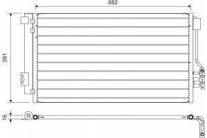 Valeo Συμπυκνωτής, σύστ. Κλιματισμού - 817842