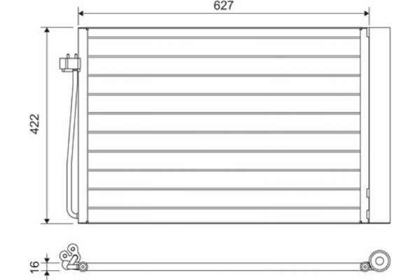 Valeo Συμπυκνωτής, σύστ. Κλιματισμού - 817850