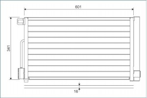 Valeo Συμπυκνωτής, σύστ. Κλιματισμού - 818193