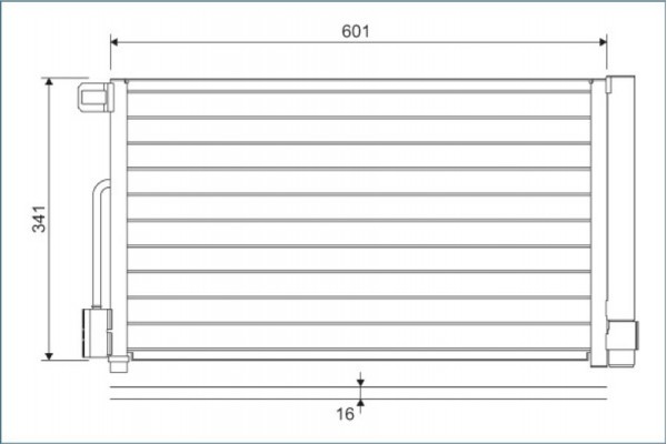 Valeo Συμπυκνωτής, σύστ. Κλιματισμού - 818193