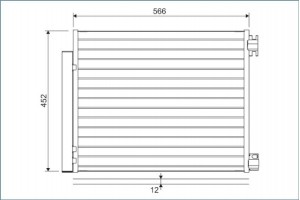 Valeo Συμπυκνωτής, σύστ. Κλιματισμού - 822569