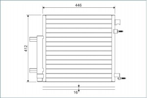 Valeo Συμπυκνωτής, σύστ. Κλιματισμού - 822578