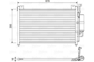 Valeo Συμπυκνωτής, σύστ. Κλιματισμού - 814038