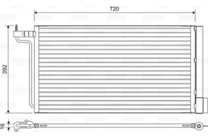 Valeo Συμπυκνωτής, σύστ. Κλιματισμού - 814177