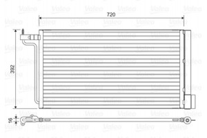 Valeo Συμπυκνωτής, σύστ. Κλιματισμού - 814177