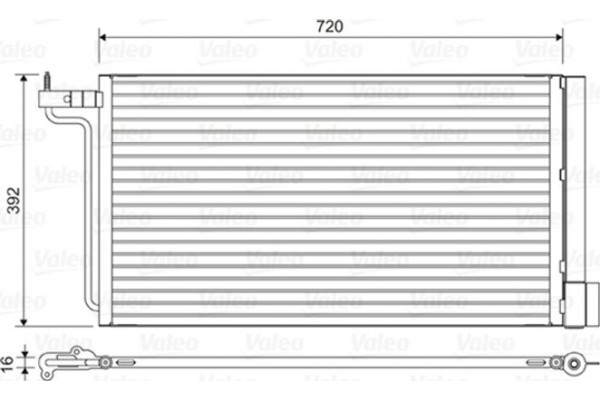 Valeo Συμπυκνωτής, σύστ. Κλιματισμού - 814177