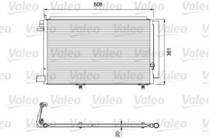 Valeo Συμπυκνωτής, σύστ. Κλιματισμού - 814294