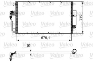 Valeo Συμπυκνωτής, σύστ. Κλιματισμού - 814374