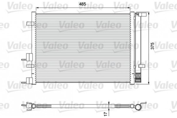 Valeo Συμπυκνωτής, σύστ. Κλιματισμού - 814395