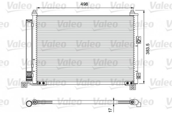 Valeo Συμπυκνωτής, σύστ. Κλιματισμού - 814403