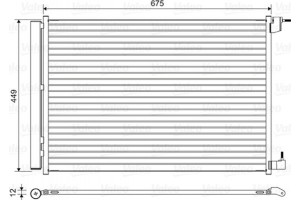 Valeo Συμπυκνωτής, σύστ. Κλιματισμού - 814468