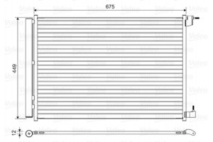 Valeo Συμπυκνωτής, σύστ. Κλιματισμού - 814468