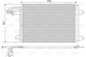 Valeo Συμπυκνωτής, σύστ. Κλιματισμού - 817777