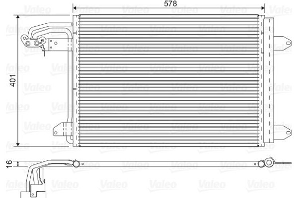 Valeo Συμπυκνωτής, σύστ. Κλιματισμού - 817777