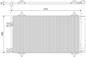 Valeo Συμπυκνωτής, σύστ. Κλιματισμού - 818171