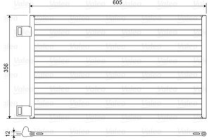 Valeo Συμπυκνωτής, σύστ. Κλιματισμού - 822553