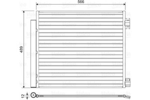 Valeo Συμπυκνωτής, σύστ. Κλιματισμού - 822559