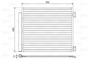 Valeo Συμπυκνωτής, σύστ. Κλιματισμού - 822559