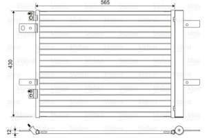 Valeo Συμπυκνωτής, σύστ. Κλιματισμού - 822564