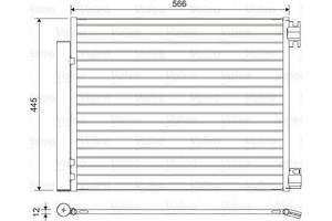 Valeo Συμπυκνωτής, σύστ. Κλιματισμού - 822569