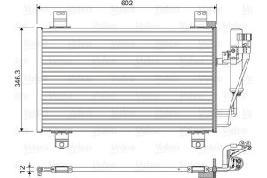 Valeo Συμπυκνωτής, σύστ. Κλιματισμού - 822589
