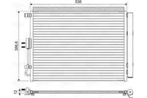 Valeo Συμπυκνωτής, σύστ. Κλιματισμού - 822598