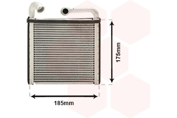 Van Wezel Εναλλάκτης θερμότητας, Θέρμανση Εσωτερικού Χώρου - 03016385