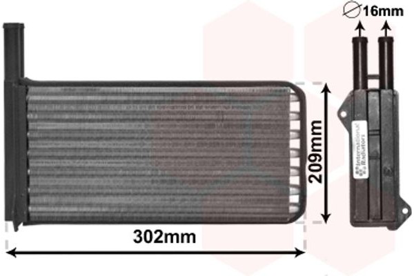 Van Wezel Εναλλάκτης θερμότητας, Θέρμανση Εσωτερικού Χώρου - 18006154