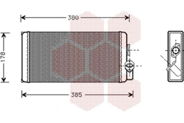 Van Wezel Εναλλάκτης θερμότητας, Θέρμανση Εσωτερικού Χώρου - 30006188