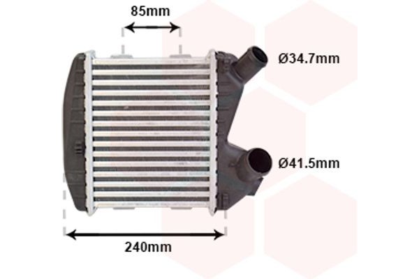 Van Wezel Ψυγείο Αέρα Υπερπλήρωσης - 29004004