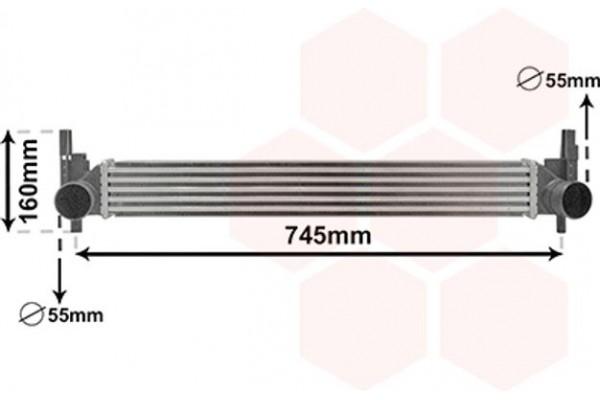 Van Wezel Ψυγείο Αέρα Υπερπλήρωσης - 49004039