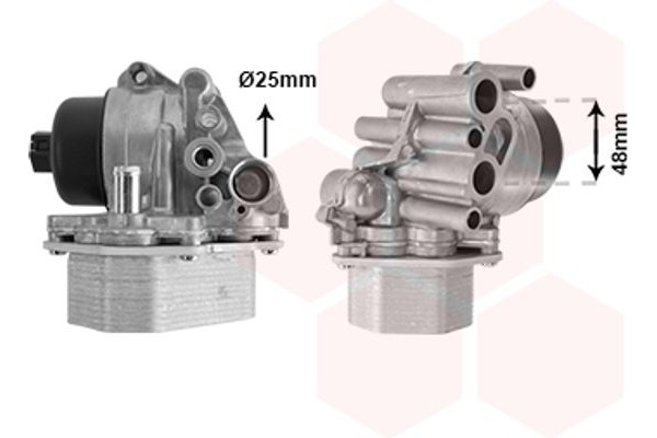 Van Wezel Ψυγείο λαδιού, Λάδι Κινητήρα - 40013400