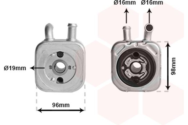 Van Wezel Ψυγείο λαδιού, Λάδι Κινητήρα - 58003082