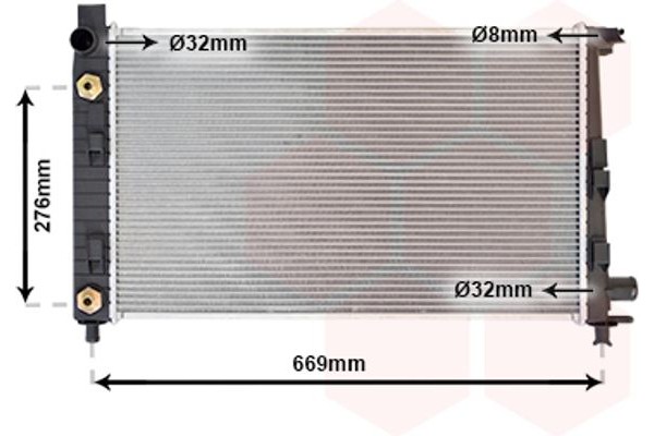 Van Wezel Ψυγείο, Ψύξη Κινητήρα - 30002282