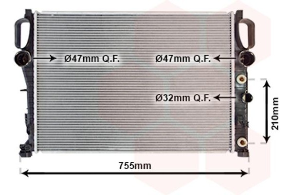 Van Wezel Ψυγείο, Ψύξη Κινητήρα - 30002342