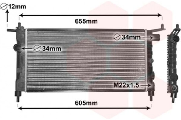 Van Wezel Ψυγείο, Ψύξη Κινητήρα - 37002183